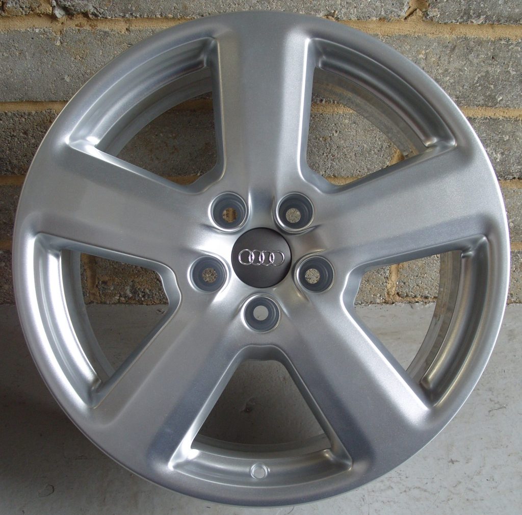 Audi OEM Arm Spoke Alloy Wheels Silver